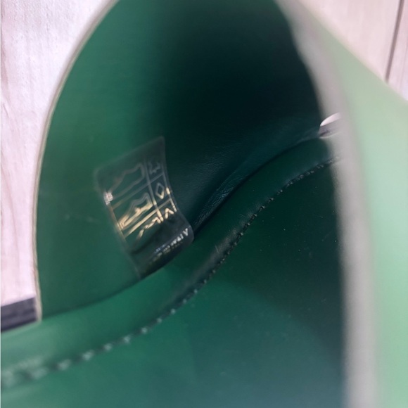 Free People Winona Wedge Kelly Green Platform Slides - Picture 3 of 9